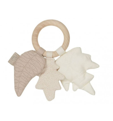 RATTLE LEAVES W/MAPLE WOOD RING OCS
