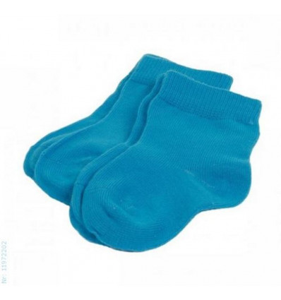 UNI SOCK 2-PACK SIZE 15/17 TURQUOISE 6