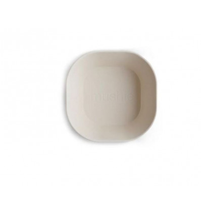 BOWLS SQUARE IVORY 24