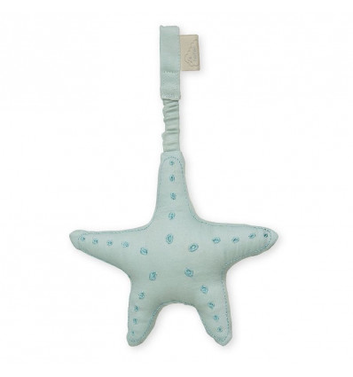 PLAY GYM TOY STARFISH SQUEAKER GREEN 21