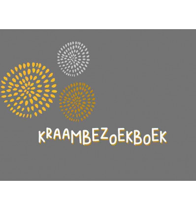 KRAAMBEZOEKBOEK DONKERGRIJS 24