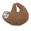 CROCHET RATTLE LACEY THE SLOTH TAWNY 201