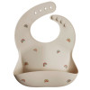 SILICONE BIB PATTERN RAINBOW 24