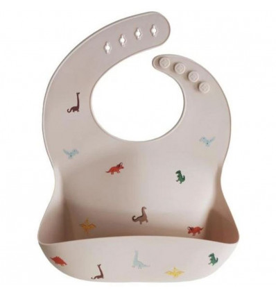SILICONE BIB PATTERN DINO 24