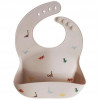 SILICONE BIB PATTERN DINO 24