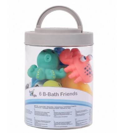 B-BATH FRIENDS 6 PCS IN JAR 25