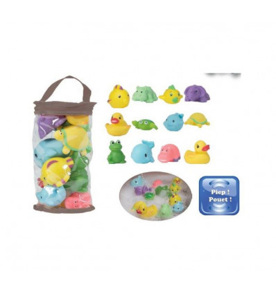 B-BATH FRIENDS 12 PCS IN JAR 25