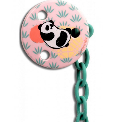ANAT. SPEENKETTING ROND PINK PANDA 21