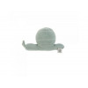 KNIT TOY RATTLE SNAIL GREEN 24