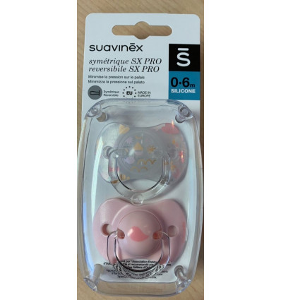 Sucettes Duo Silicone Suavinex 0-6m – Golden baby
