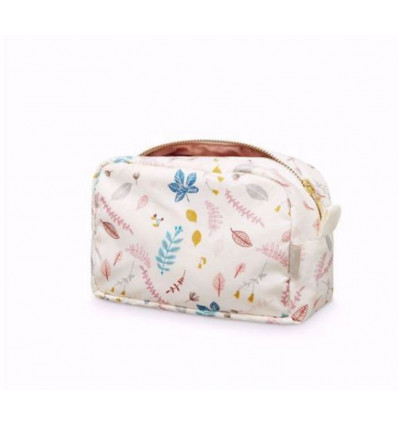 MAKE UP PURSE PRESSED LEAVES ROSE 21