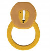 NATURAL RUBBER ROUND TEETHER MR. LION 21