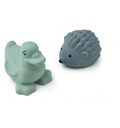 HENRIK BATH TOYS 2P PEPPERMINT/BLUE 21