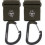 CAS STROL HOOKS+CARABIN 2P OLIVE 25
