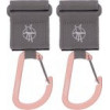 CAS STROL HOOKS+CARABIN 2P GREY 25