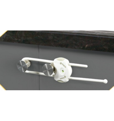 SF1 CABINET SLIDE LOCK WHITE 22