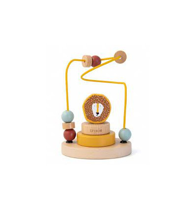 WOODEN BEADS MAZE MR. LION 25