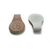 LEATHER CLIPS BROWN BROWN/GREY 25