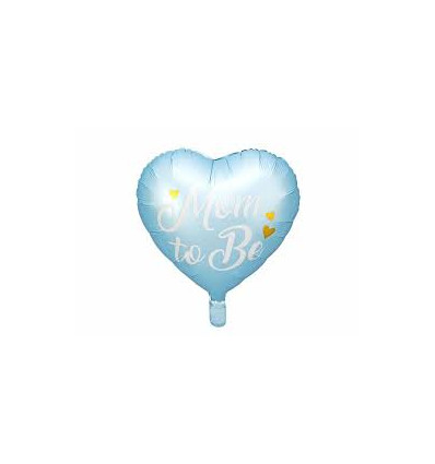 FOIL BALLOON MOM TO BE 35CM BLUE BLUE 22