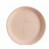 SILICONE PLATE MRS. RABBIT ROSE 25