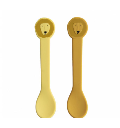 SIL SPOON 2-PACK MR. LION YELLOW 25