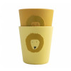 SILICONE CUP 2-PACK MR. LION YELLOW 024