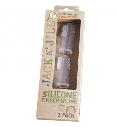 JACK N JILL SILIC FINGER BRUSH 2P 23