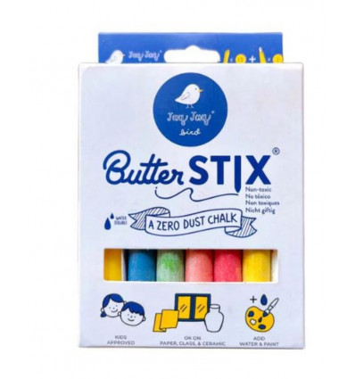 BUTTERSTIX AQUARELKRIJTJES/PENSEELPEN 22