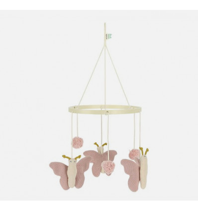 CRIB MOBILE BUTTERFLY 25