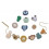 WOODEN ANIMAL LACING BEADS MULTI 25