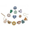 WOODEN ANIMAL LACING BEADS MULTI 25