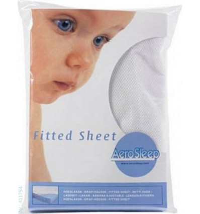 AEROSLEEP SAFE FIT SHEET WHITE 95X75 24