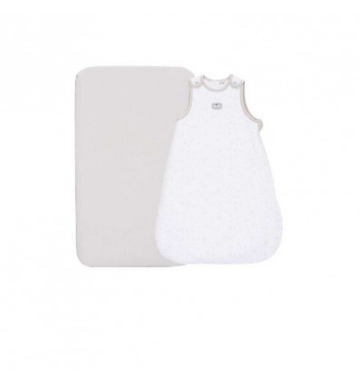 SET GIGOTEUSE 0/6M+DRAP HOUSSE F TALE 9