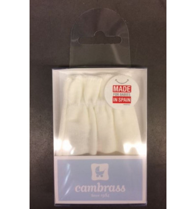 CAMBRASS MOUFLES BEBE TRICOT BEIGE 7
