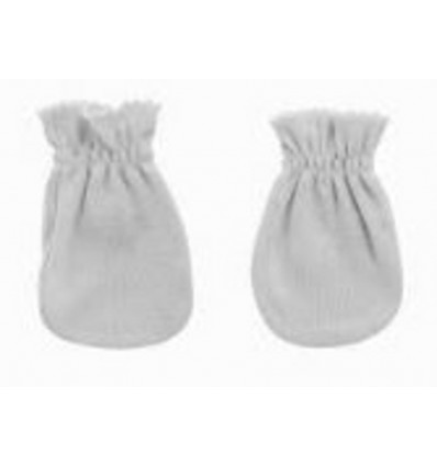 CAMBRASS MOUFLES BEBE TRICOT GRIS 9