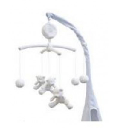 OSCAR MUSICAL MOBILE 3 BEARS WHI/GREY 8