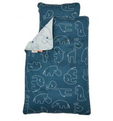 BEDLINEN JUNIOR SLEEPY BLUE INT 21