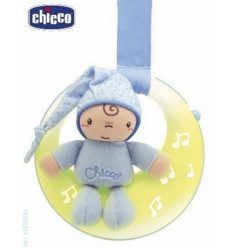 VEILLEUSE MUSICALE PETITE LUNE BLEU 22