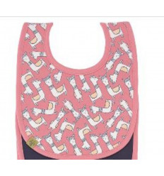 SMALL BIB GLAMA LAMA CORAL 201