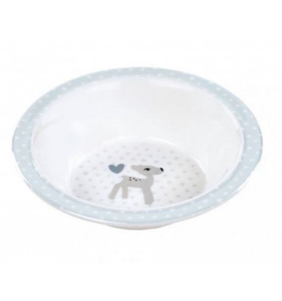 BOWL MELAMINE/SIL LELA LIGHT BLUE 201