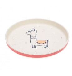 PLATE GLAMA LAMA CORAL 201