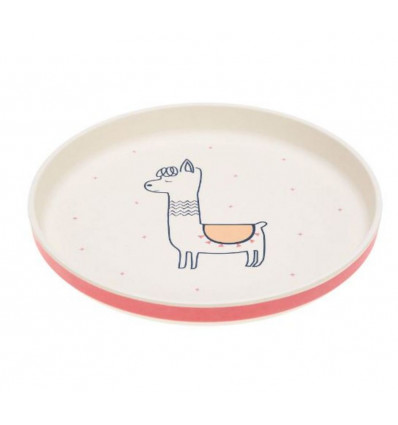 PLATE GLAMA LAMA CORAL 201