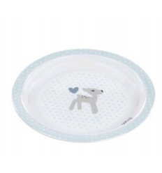 PLATE MELAMINE/SIL LELA LIGHT BLUE 201
