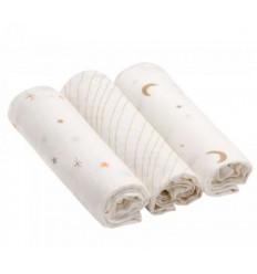HEAVENLY SOFT SWADDLE L STARS & MOON 201