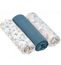  BLUE 3 PCS 8 HEAVENLY SOFT