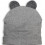 S02 B BONNET TEDDY BEAR EARS GREY 8
