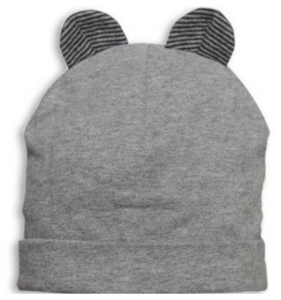 S02 B BONNET TEDDY BEAR EARS GREY 8