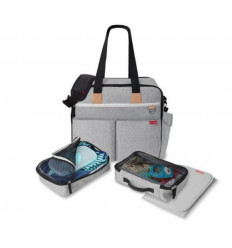 DIAPER BAGS DUO WEEKENDER GREY MELANG 20