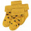U SOCKS 2P LEVI STARS 0-3M YELLOW 21
