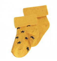 U SOCKS 2P LEVI STARS 3-6M YELLOW 21